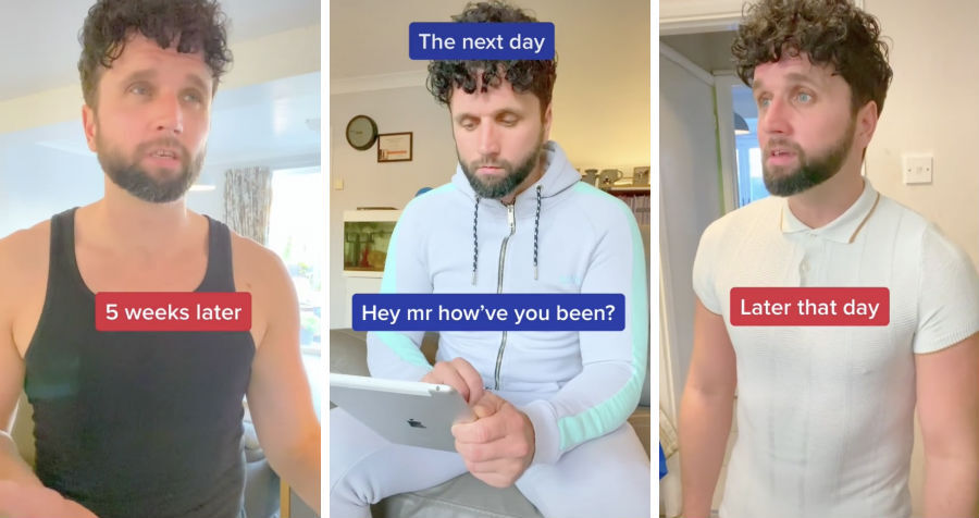 Gay romance in the age of hook-up apps summarized in brutal TikTok video
