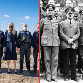 Ivanka goes full-on fascist in potentially illegal photo with cops because of course she did