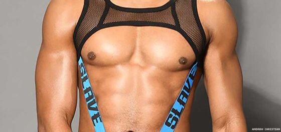 Andrew Christian in hot water for using person of color to advertise “slave harness”