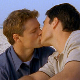 This weekend, take a break. Go on a date with American TV’s first man-on-man kiss