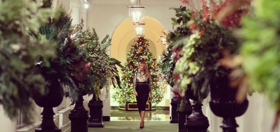 Melania unveils funeral home inspired White House Christmas decorations complete with urns