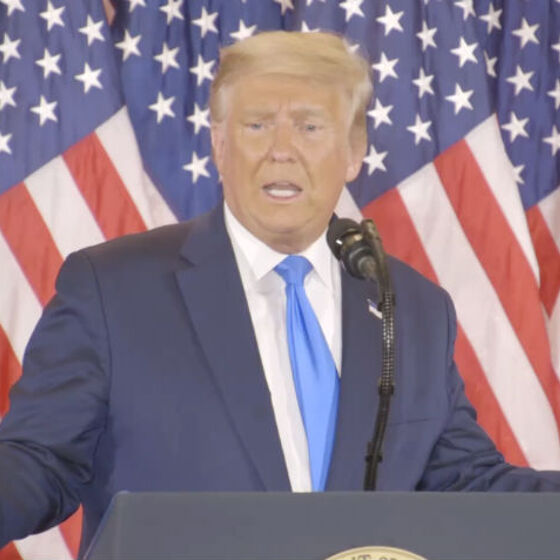 Trump baselessly claims victory and accuses Democrats of “fraud”