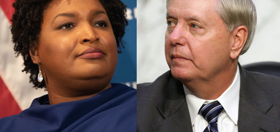 Lindsey Graham calls Stacey Abrams a “con” for simply being good at her damn job