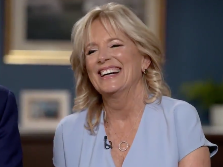 Dr. Jill Biden can’t stop LOLing about people who criticize her for being too educated
