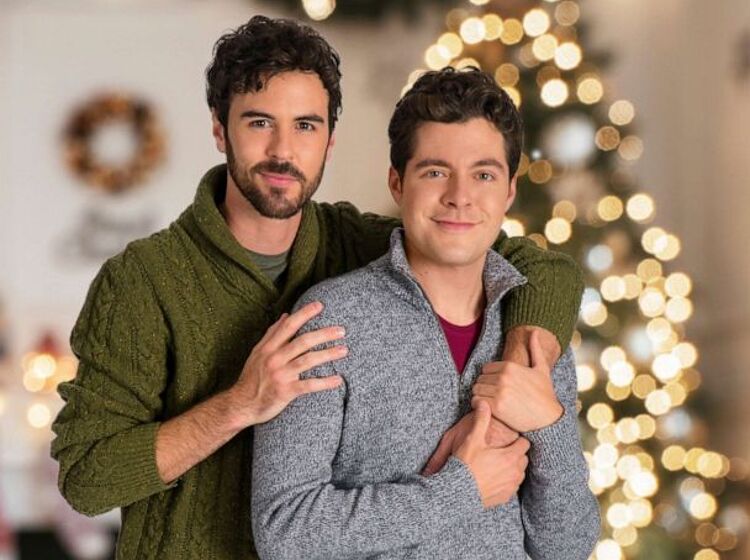 Husbands Ben Lewis And Blake Lee on finding queer romance at Christmas in ‘The Christmas Setup’