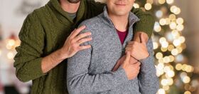 Husbands Ben Lewis And Blake Lee on finding queer romance at Christmas in ‘The Christmas Setup’