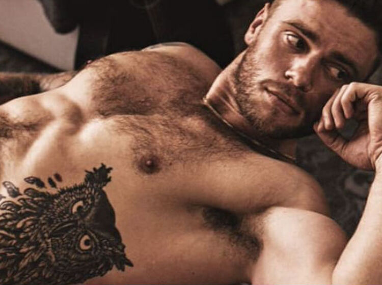Gus Kenworthy is looking to advance his career with thirsty photos