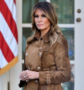 Melania was busy doing a photo shoot as domestic terrorists stormed the U.S. Capitol blocks away