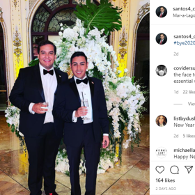 Log Cabin lackey posts pics from Mar-A-Lago maskless party then whines he & fiancé were “exposed”