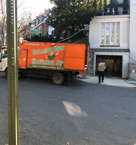 Everyone’s freaking out about the junk removal truck parked outside Ivanka’s house