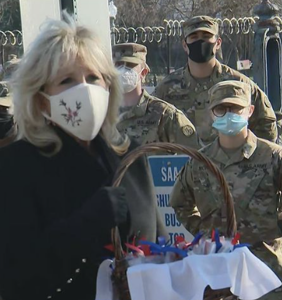 Conservatives are pissed at Dr. Jill Biden for… delivering freshly baked cookies to troops