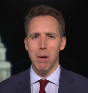 Josh Hawley can’t remember if he had a poster of a half naked man hanging above his bed in college