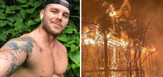 Adult performer Matthew Camp’s home destroyed in horrific arson attack