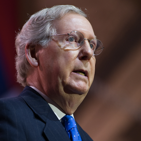 “Senate Minority Leader” Mitch McConnell is having a very crappy day on Twitter