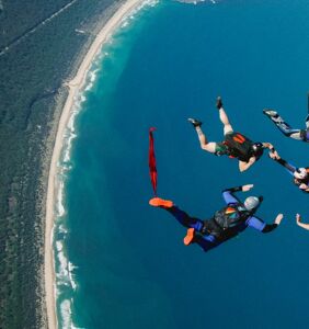 Australian LGBTQ skydivers come together with pride in a festival first