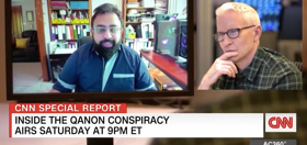 Ex-QAnon believer apologizes to Anderson Cooper for thinking he was a baby-eating robot