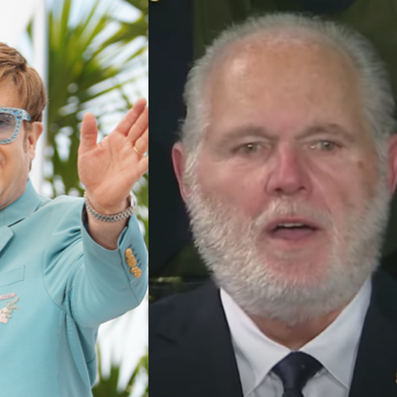 Elton John is being dragged on Twitter for his friendship with Rush Limbaugh