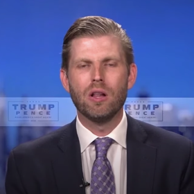 Eric Trump just inched ahead of Don Jr. in the race to determine Trump’s dumbest offspring