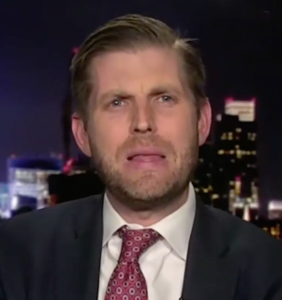 Eric Trump proves the body can successfully survive without a brain in latest Fox News appearance