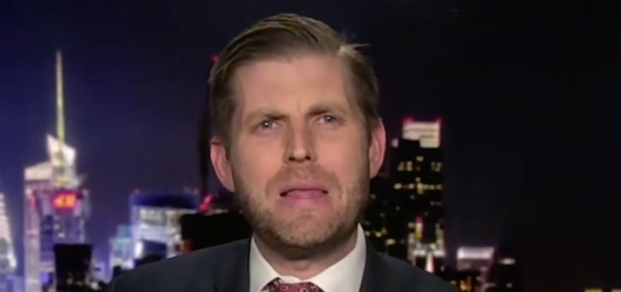 Eric Trump’s lawyer just dropped him as a client and he won’t say why so it can’t be good