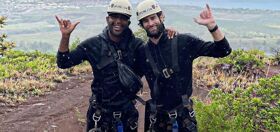 Karamo Brown and Chris Salvatore enjoy a romantic weekend in Hawaii