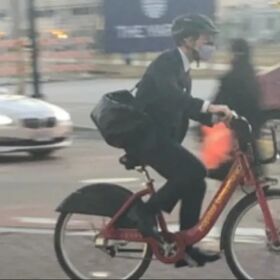 Pete Buttigieg biking home from work has the internet in a frenzy
