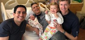 Gay ‘throuple’ open up about being listed as dads on their kids’ birth certificates