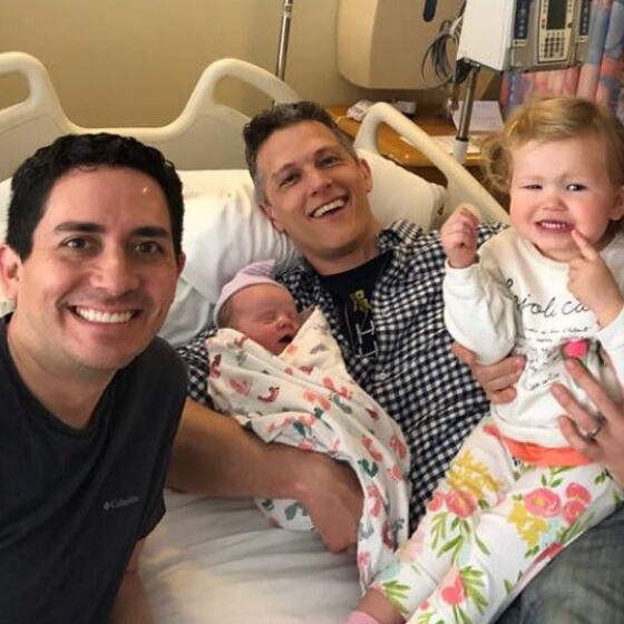 Gay ‘throuple’ open up about being listed as dads on their kids’ birth certificates
