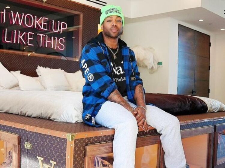 Todrick Hall’s new, custom-made Louis Vuitton bed is something else