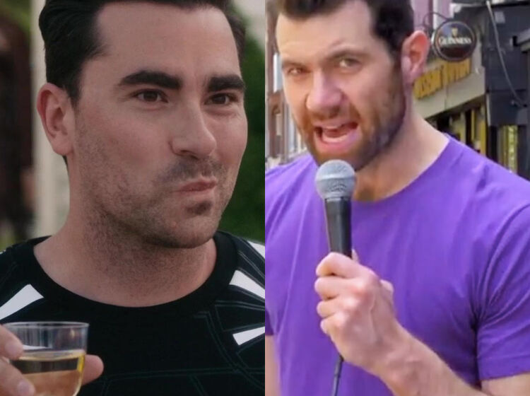 So Billy Eichner just proposed to Dan Levy…to piss off the Pope