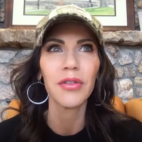 Kristi Noem kicks up her hatred for LGBTQ+ kids another five notches with latest far-right partnership