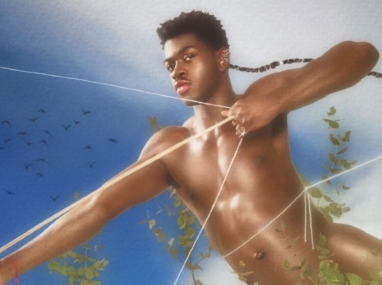 Lil Nas X posts semi-nude artwork for his latest single