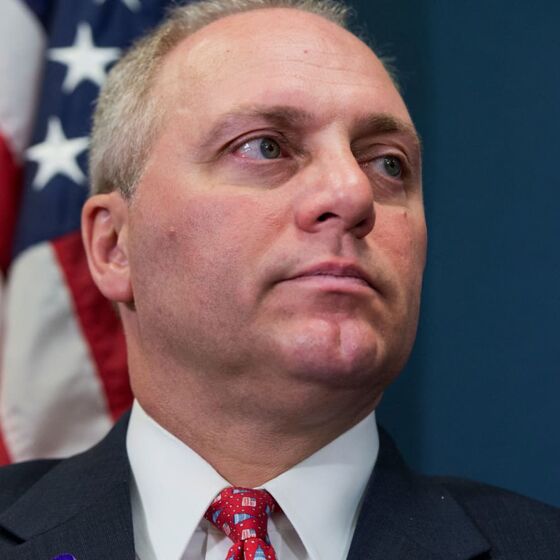 GOP Rep. Steve Scalise cannot be happy about why he’s trending on Twitter today