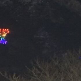 LGBTQ students turn Mormon university’s huge, mountainside logo rainbow