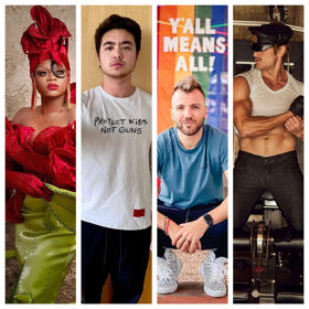 Vaccines, fashion, & visibility: Best of the Queerty Instagram, April edition