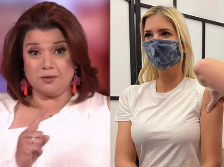 Ana Navarro offers masterclass in back-handed compliments by praising Nepotism Barbie’s vaccine pic