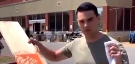 Angry GOP pundit Ben Shapiro thinks he “owned the libs” with his bagged wood, gets mocked instead