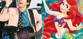 These resurfaced pics of Harry Styles dressed in full Ariel drag have Twitter divided