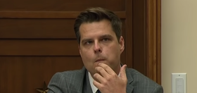 Matt Gaetz once again fails spectacularly at trying to distract from his teen sex trafficking scandal