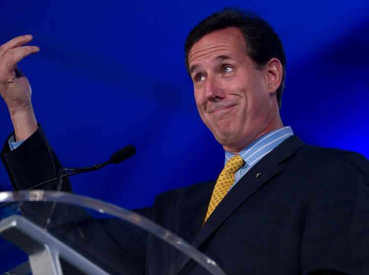 Rick Santorum’s messy anal sex problem is back to haunt him once again