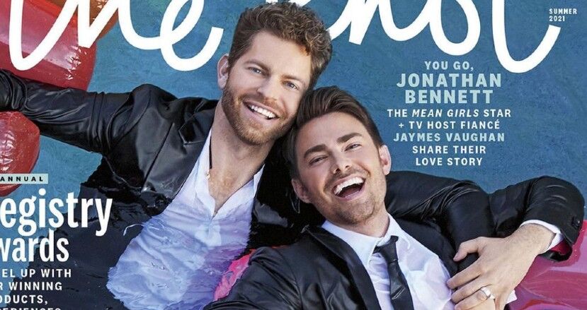 Jonathan Bennett and Jaymes Vaughan just made history with this magazine cover