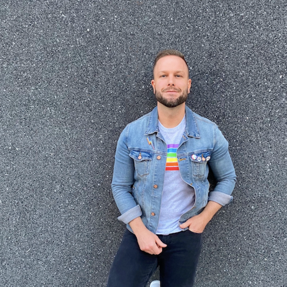 Nate Koch on Kohl’s Pride apparel, the Trevor Project and his rescue pups