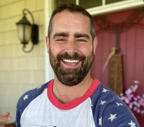 Brian Sims can’t resist a bear in a crop top