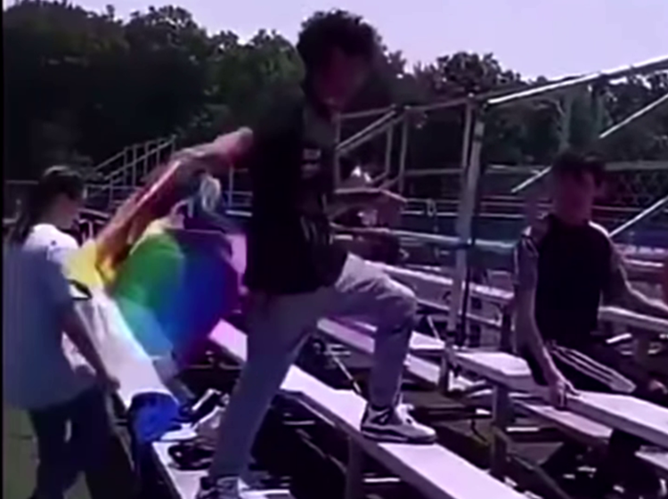 14-year-old brutally attacked at school for wearing pride flag