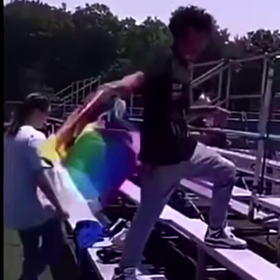 14-year-old brutally attacked at school for wearing pride flag