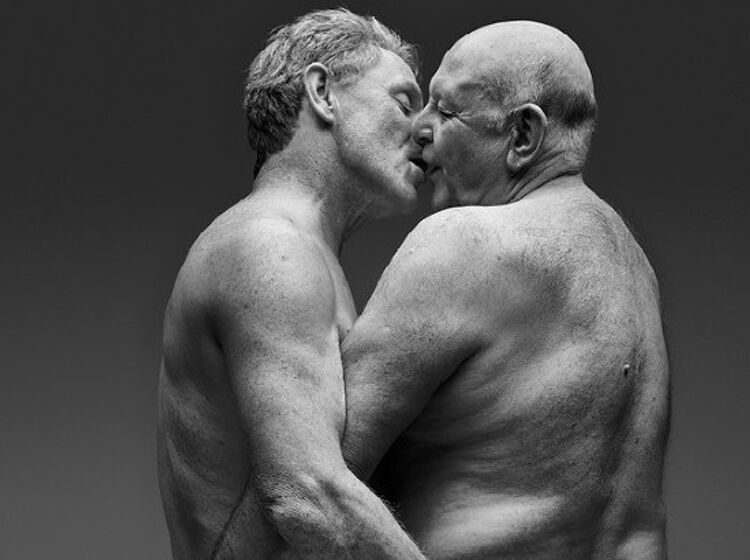 Gay couple feature on new billboard campaign promoting joy of sex in later life