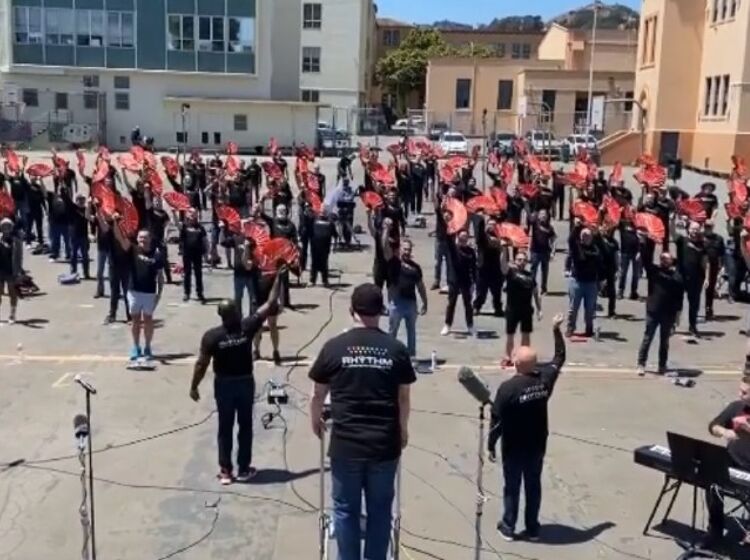 WATCH: SF Gay Men’s Chorus gather for first time in 15 months to mark Harvey Milk Day