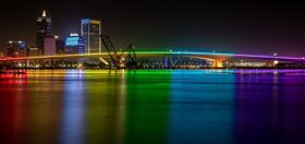 Florida u-turns and now allows local bridge to be lit in rainbows for Pride month