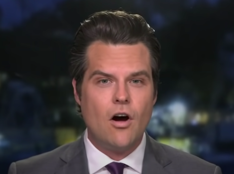 It’s a very bad day if your name is Matt Gaetz and you live in Florida
