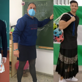 Male teachers in Spain are showing up to class in skirts for the best possible reason